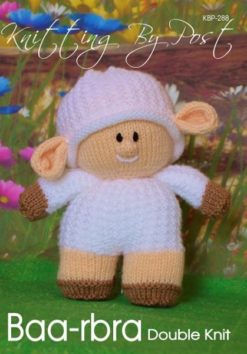 KBP-288 - Baa-rbra Knitting Pattern Knitted Soft Toy