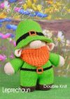 KBP-304 - Leprechaun Knitting Pattern Knitted Soft Toy