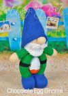 KBP-295 - Choc egg gnome Knitting Pattern Knitted Soft Toy