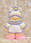 KBP-315 - Daydream the Unicorn Knitting Pattern Knitted Soft Toy
