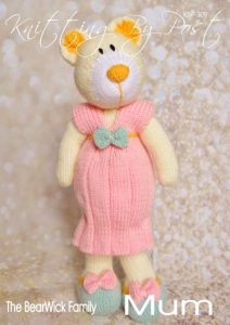KBP-309 - BearWick Mum Knitting Pattern Knitted Soft Toy