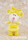KBP-320 - Maggie Mouse Knitting Pattern Knitted Soft Toy