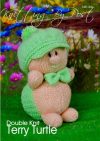 KBP-300 - Turtle Knitting Pattern Knitted Soft Toy