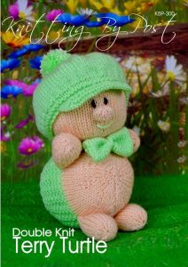KBP-300 - Turtle Knitting Pattern Knitted Soft Toy