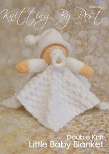 KBP-318 - Little Baby Blanket Knitting Pattern Knitted Soft Toy