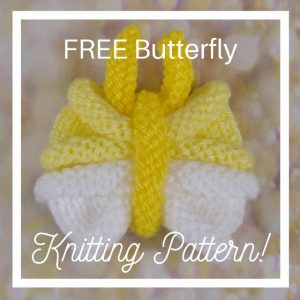 FREE Butterfly Knitting Pattern – Knitting by Post