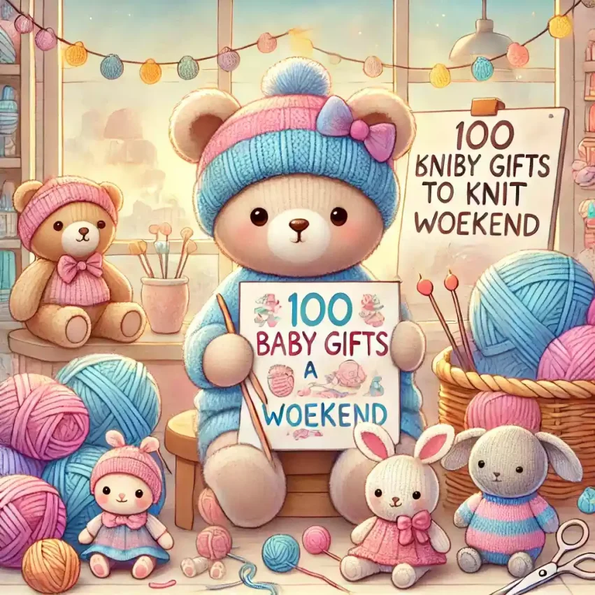 100 baby gifts to knit in a weekend