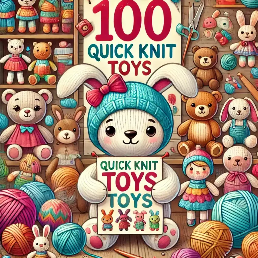 100 quick knit toys