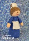 KBP-338 - Feel Better Nurse Knitting Pattern Knitted Soft Toy
