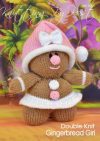 KBP-351 - Gingeerbread Girl Knitting Pattern Knitted Soft Toy
