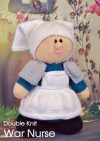 KBP-357 - WW2 War Nurse knitting pattern knitted soft toy