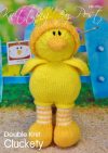 KBP-358 - Cluckety knitting pattern knitted soft toy