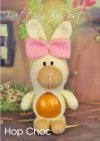 KBP-363 - Hop Choc knitting pattern knitted soft toy