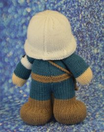 knitted air raid warden