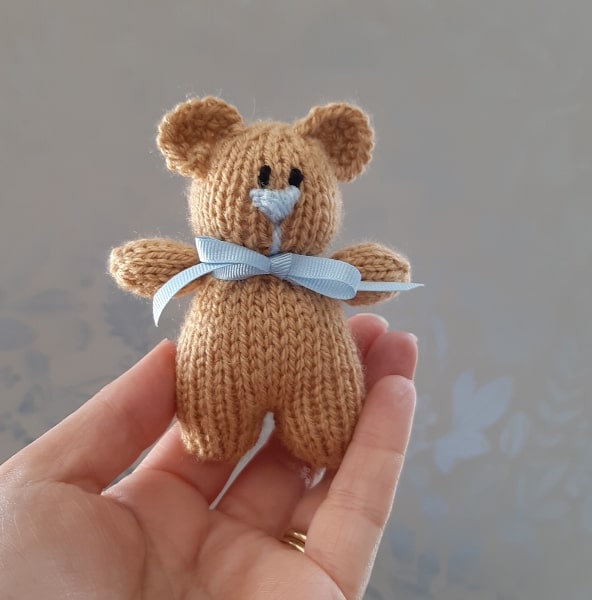 free bear knitting pattern 