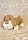 KBP-361 - Barker the Dog Knitting Pattern Knitted Soft Toy