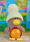 Robin chocolate orange cover holder knitting pattern