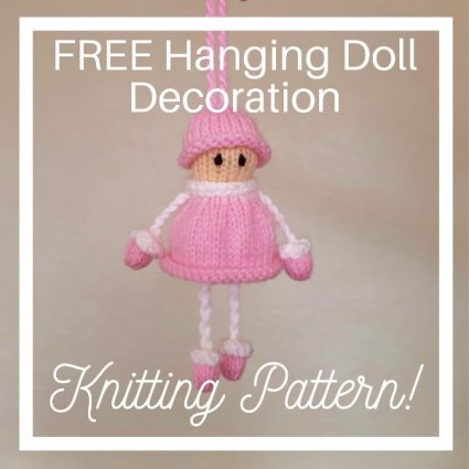 free hanging doll decoration knitting pattern
