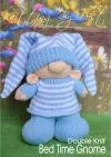 KBP-273 - Bed Time Gnome toy knitting pattern norse nordic soft cosy cute