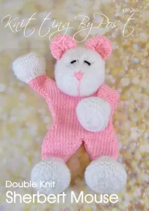 KBP-369 - Sherbert mouse blanket thing UK knitting patterns