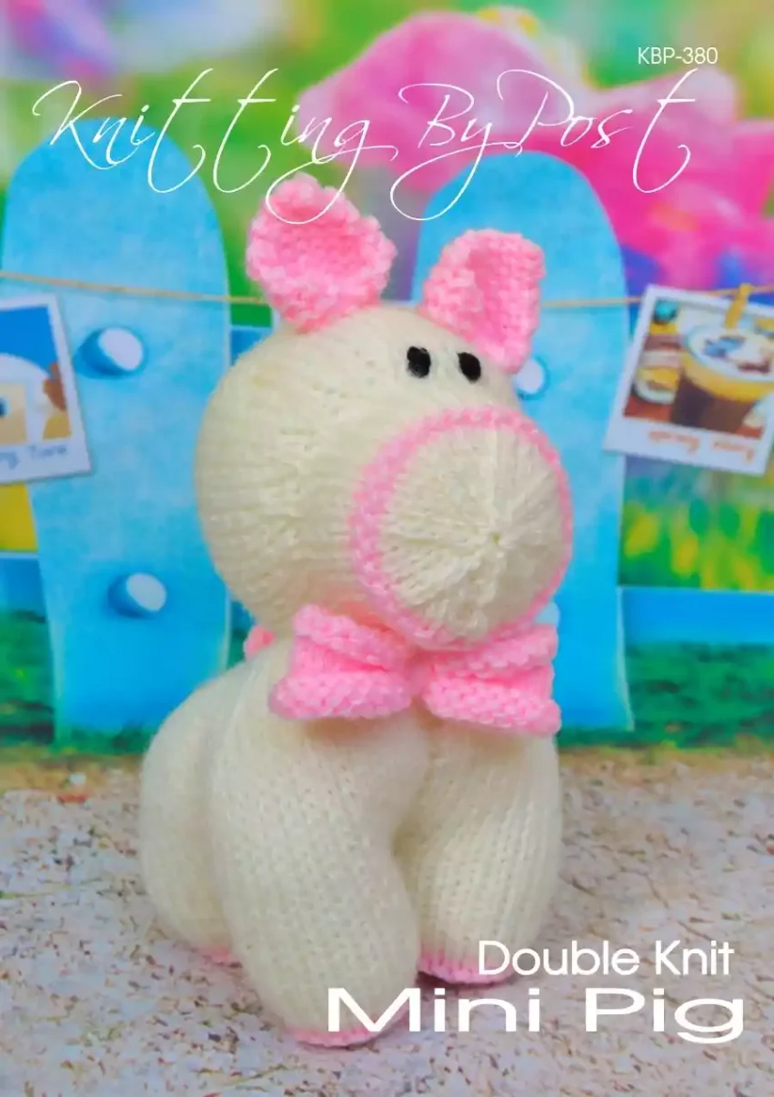 KBP-380 - Mini Pig toy knitting pattern