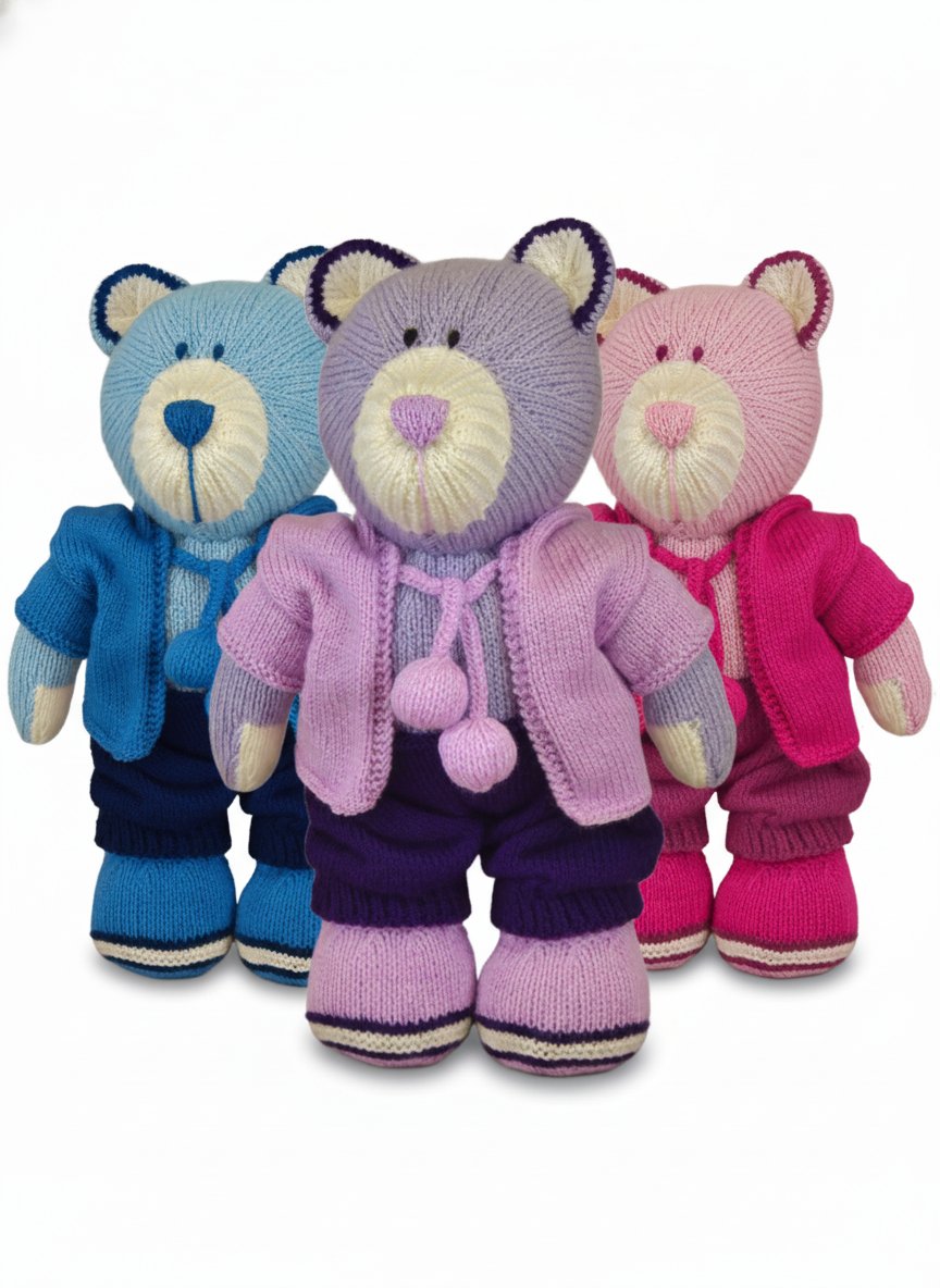 KBP-412 Bubble Gum Bear Group White Background