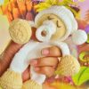 easy baby knitting pattern comforter dolly