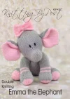 emma the elephant soft toy knitting pattern easy beginners cute leaflet