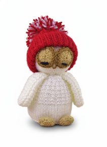 KBP-443 Winter Owl White Background