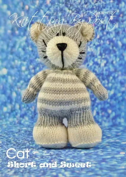 KBP-450 - Short and Sweet Cat soft toy knitting pattern