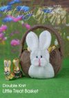 easter rabbit basket knitting pattern