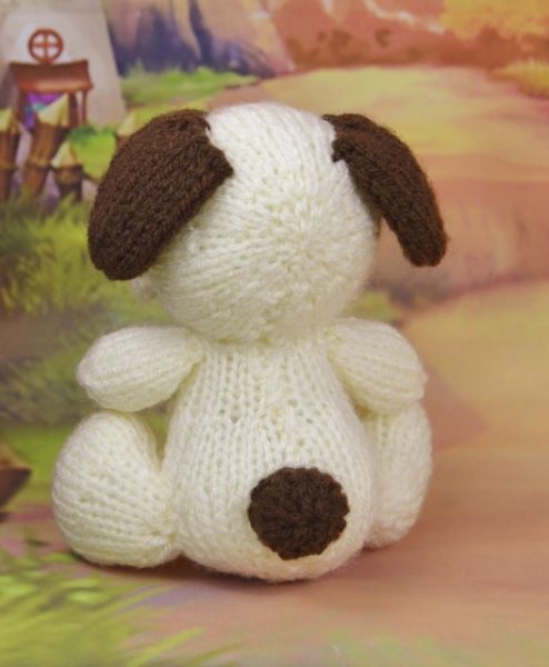 Titchy The Dog Knitting Pattern – Knitting By Post