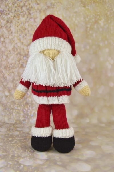 Jolly Santa Knitting Pattern – Knitting by Post