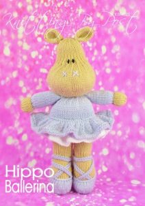 Hippo ballerina knitting pattern