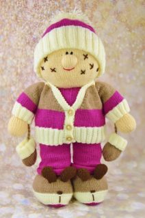 Raspberry Doll Knitting Pattern