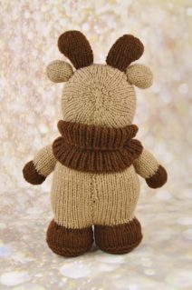 back of moose knitting pattern