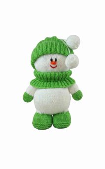green fondant the snowman knitting pattern