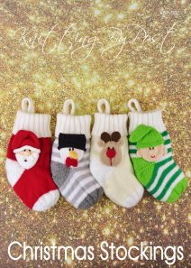 knitted stocking collection knitting pattern