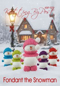 Fondant the snowman christmas knitting pattern