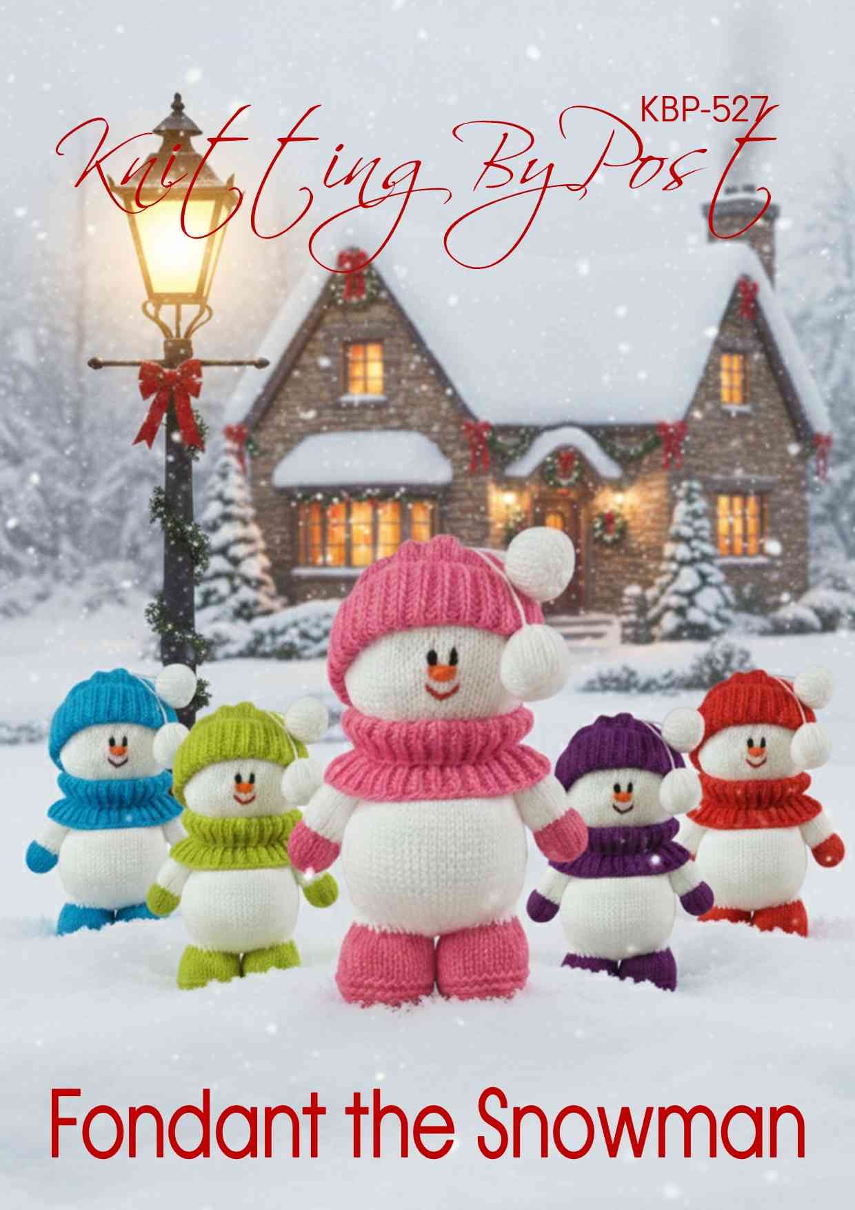 Fondant the snowman christmas knitting pattern