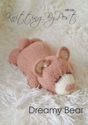Knitting by post baby dreamy bear pattern toy