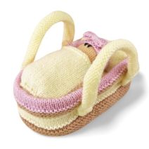 knitted dolly play set