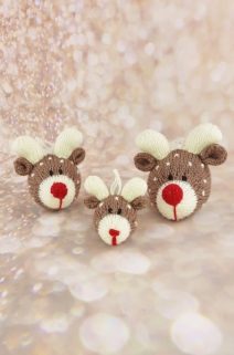 knitted reindeer patterns