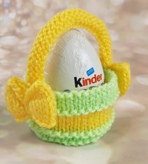 small easter egg basket knitting pattern