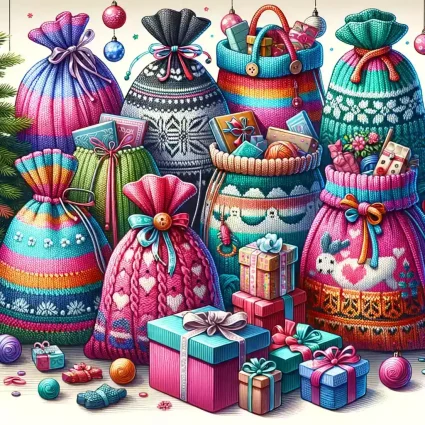 Can Knitted Gift Bags Add a Personal Touch to Your Presents (2)