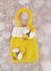 Easter Honey Bee Knitted Gift Bag Patterns