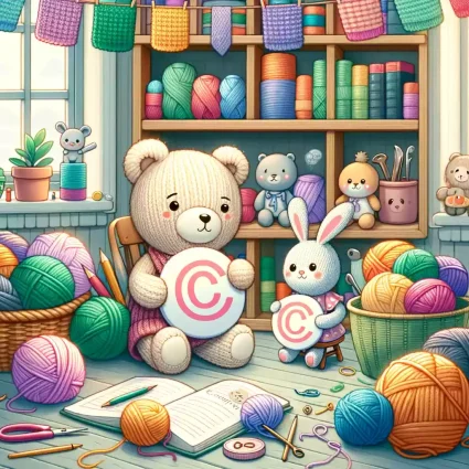 knitting by post copyright