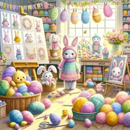 knitting by post easter shop