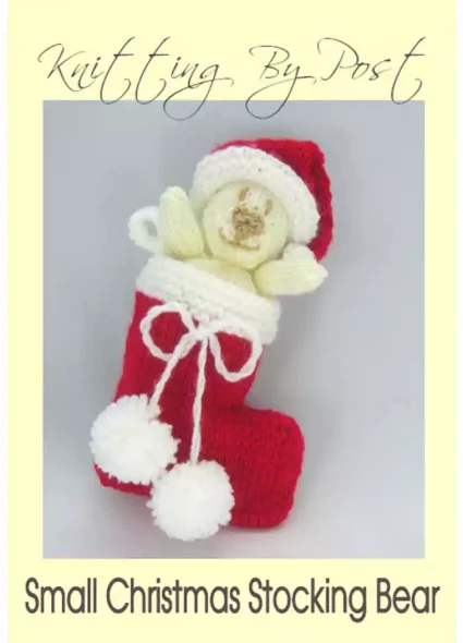 KBP-011 - Christmas Stocking Bear toy knitting pattern