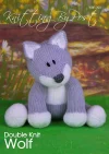 KBP-393 - Wolf soft toy knitting pattern